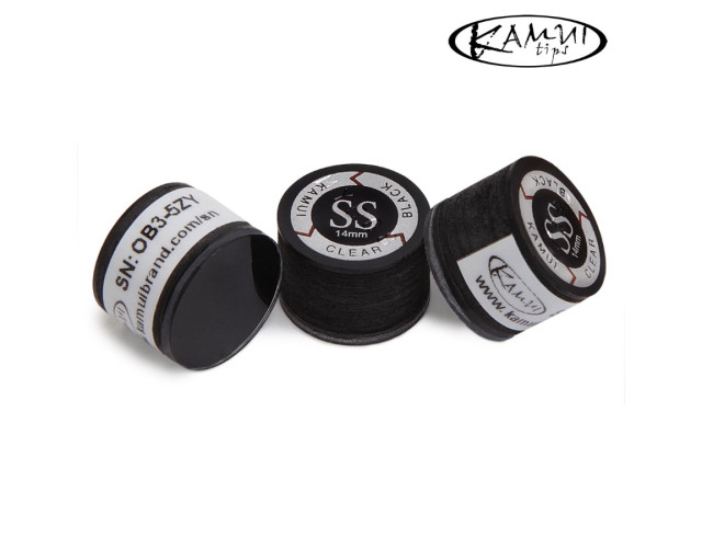 Наклейка для кия Kamui Clear Black 14мм Super Soft 1шт