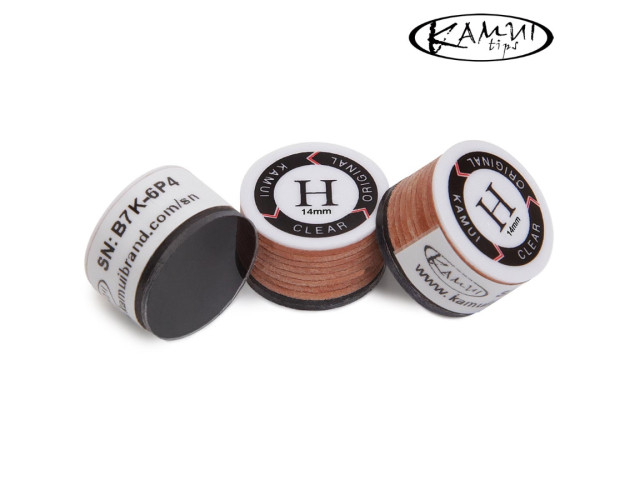 Наклейка для кия Kamui Clear Original 14мм Hard 1шт