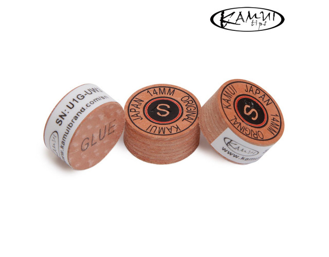 Наклейка для кия Kamui Original D14мм Soft 1шт Наклейка для кия Kamui Original D14мм Soft 1шт