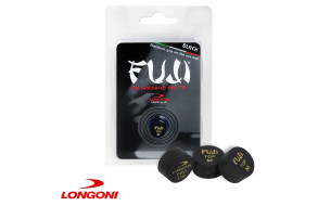 Наклейка для кия Longoni Fuji Black 13мм Medium 1шт