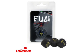 Наклейка для кия Longoni Fuji Black 13мм Medium 1шт