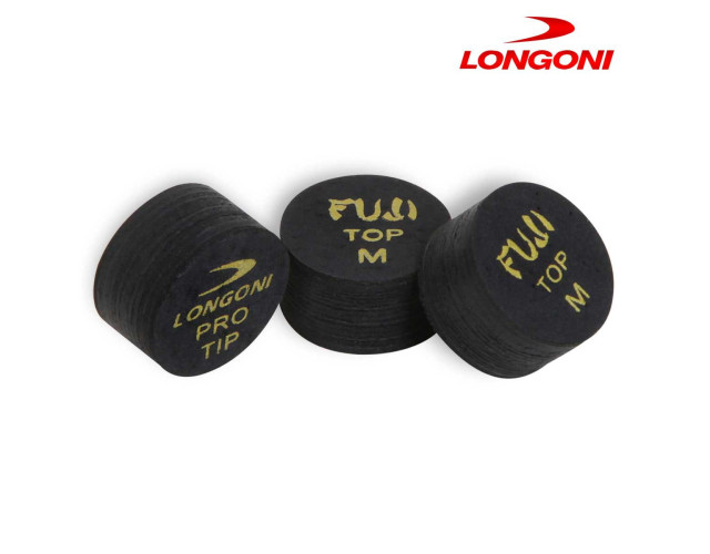 Наклейка для кия Longoni Fuji Black D13мм Medium 1шт