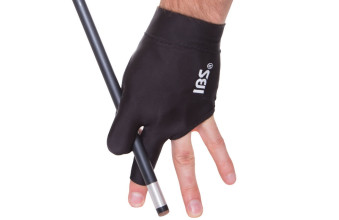 Рукавичка для більярду IBS чорна безрозмірна на ліву руку