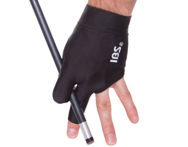 Рукавичка для більярду IBS чорна безрозмірна на ліву руку Рукавичка для більярду IBS чорна безрозмірна на ліву руку