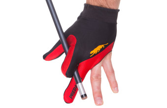 Рукавичка для більярду Predator червона безрозмірна на ліву руку Рукавичка для більярду Predator червона безрозмірна на ліву руку