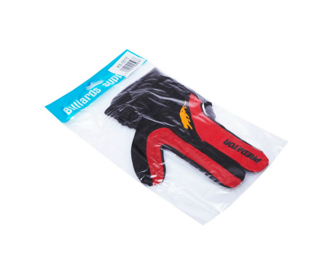 Рукавичка для більярду Predator червона безрозмірна на ліву руку Рукавичка для більярду Predator червона безрозмірна на ліву руку