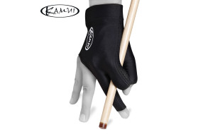 Рукавичка більярдна Kamui Quickdry L чорна на праву руку