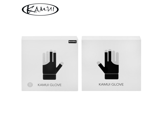 Рукавичка більярдна Kamui Quickdry L чорна на праву руку