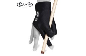 Перчатка бильярдная Kamui Quickdry L черная на правую руку