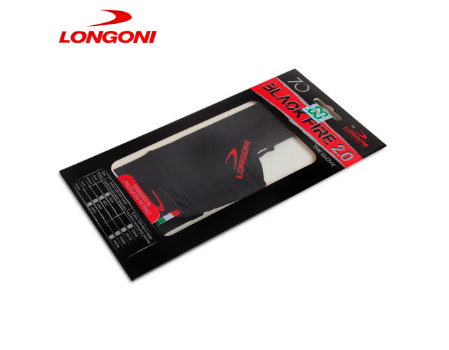 Рукавичка Longoni Black Fire 2.0 L чорна