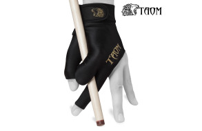 Перчатка бильярдная Taom Midas L черная левая Перчатка бильярдная Taom Midas L черная левая