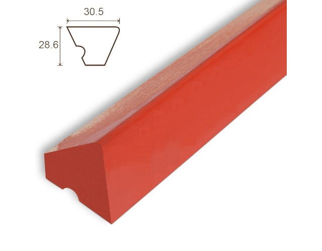 Гума для бортів Піраміда U118 180см 12Фт 6шт червона Гума для бортів Піраміда U118 180см 12Фт 6шт червона