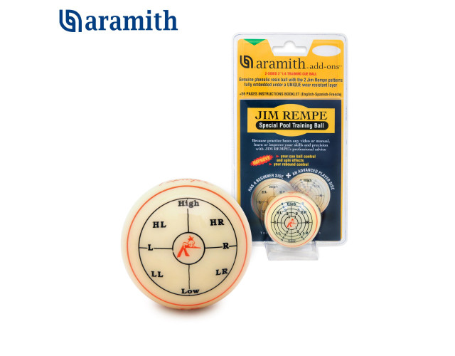 Тренувальна куля Aramith Jim Rempe Пул 57,2мм Тренувальна куля Aramith Jim Rempe Пул 57,2мм