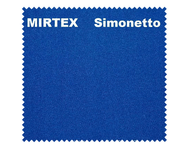 Сукно бильярдное Simonetto 197см синее пирамида/пул