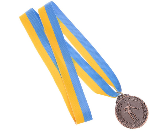 Медаль наградная Чемпион по бильярду 3 место бронза d5см Медаль наградная Чемпион по бильярду 3 место бронза d5см