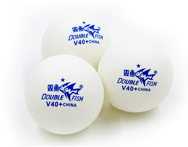 М'яч для настільного тенісу Double Fish V40