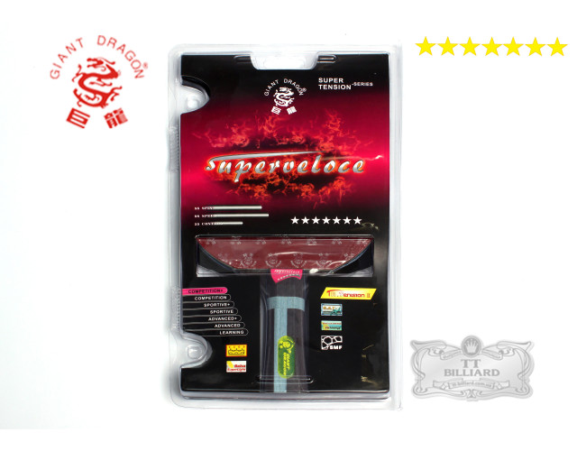 Ракетка для настільного тенісу Superveloce 7* Giant Dragon