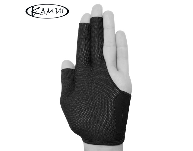 Перчатка бильярдная Kamui QuickDry new S черная на левую руку