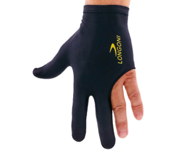 Рукавичка для більярду Longoni чорна, універсального розміру