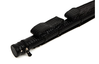 Тубус для бильярдного кия Concord T2 Pro Black с 2 карманами для удлинителя пирамида