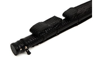 Тубус для бильярдного кия Concord T2 Pro Black с 2 карманами для удлинителя пирамида