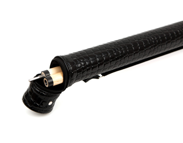 Тубус для кия Lux S2 Black шкірзам