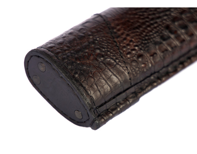 Чохол Ас Класика Крокодил коричневий шкіра