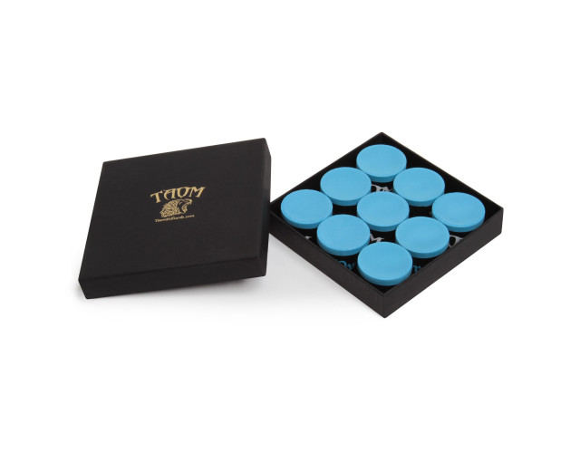 Крейда більярдна для кія Taom Pyro Chalk Blue 9 шт