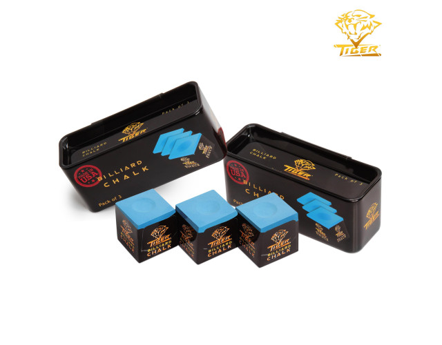 Мел бильярдный Tiger Billiard Chalk Blue 1шт