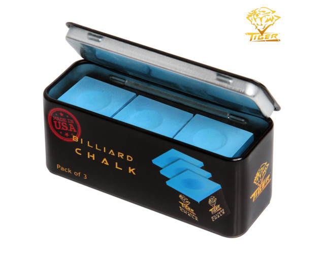 Мел бильярдный Tiger Billiard Chalk Blue 1шт