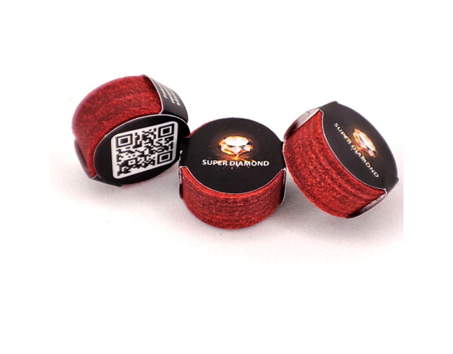 Наклейка для кию Super Diamond Red  Medium 13мм 1шт