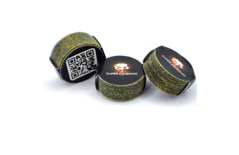 Наклейка для кия Super Diamond Gold 13,5мм 1шт Наклейка для кия Super Diamond Gold 13,5мм 1шт