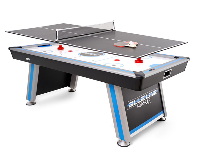 Аэрохоккей  BLUE LINE с теннисной крышкой