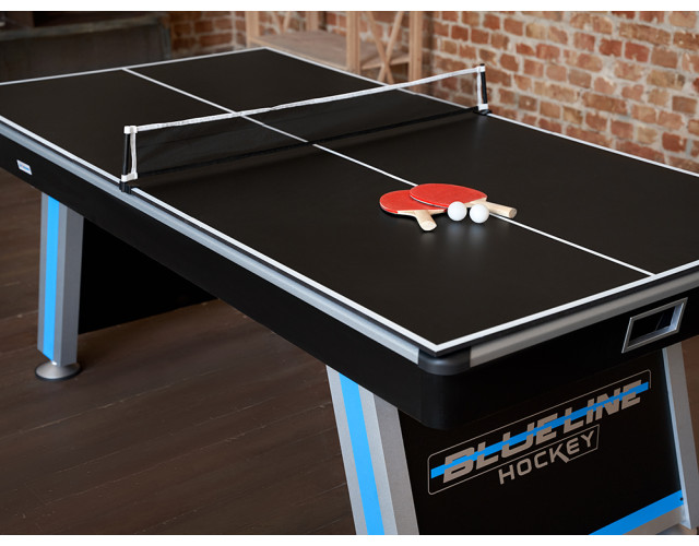 Аэрохоккей  BLUE LINE с теннисной крышкой