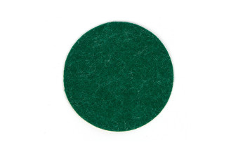 Наклейка фетровая для биты D73мм зеленая