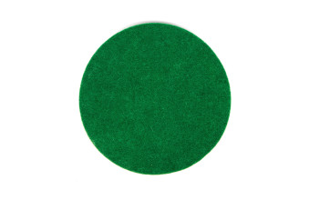 Наклейка фетровая для биты D96мм зеленая