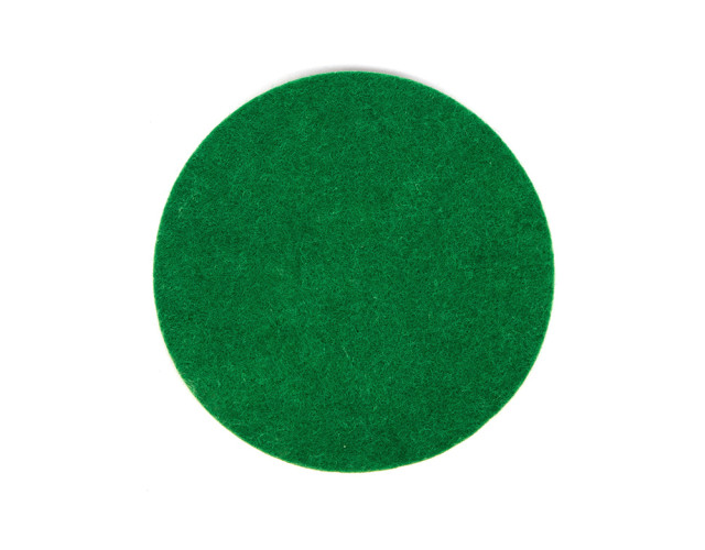 Наклейка фетровая для биты D96мм зеленая