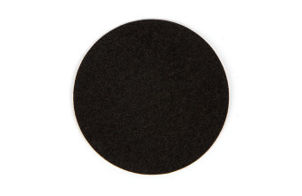 Наклейка фетровая для биты D96мм черная