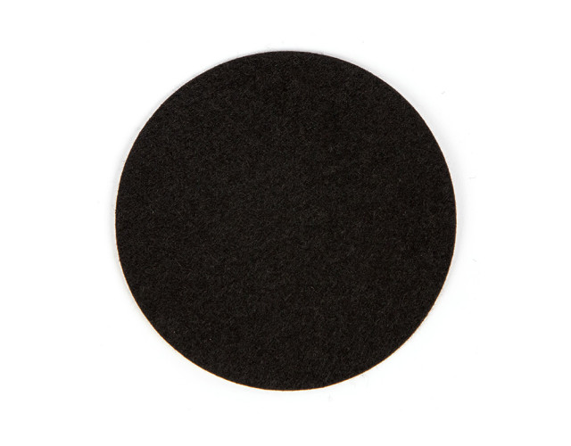 Наклейка фетровая для биты D96мм черная