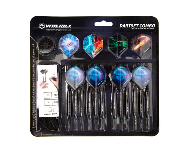 Дротики для гри в дартс Winmax Combo 12шт для 4-х гравців
