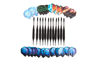 Дротики для игры в дартс Winmax Combo 12шт для 4-х игроков Дротики для игры в дартс Winmax Combo 12шт для 4-х игроков