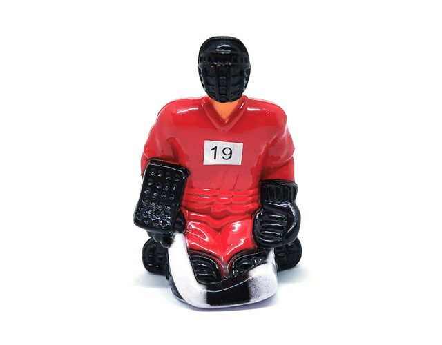 Хоккеист для настольного хоккея №19 красный