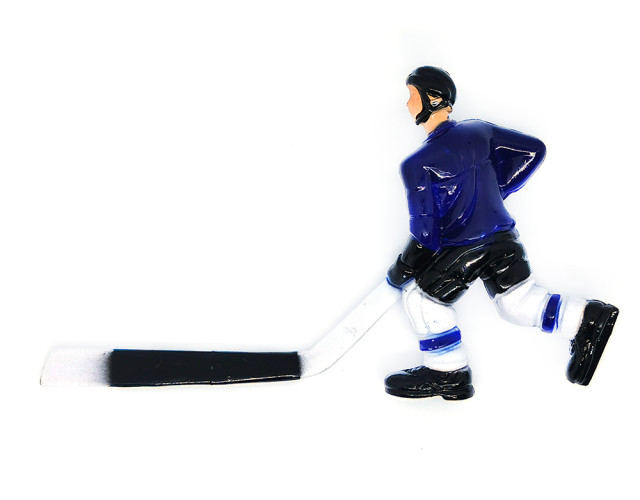 Хоккеист для настольного хоккея №12 синий
