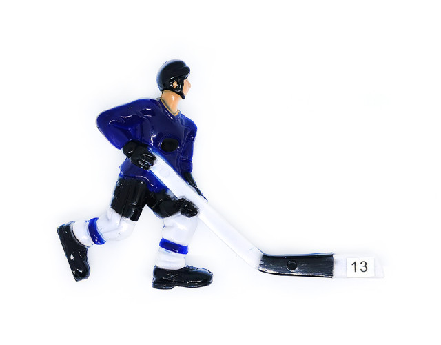 Хоккеист для настольного хоккея №13 синий