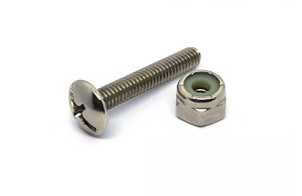 Болт с гайкой для крепления футболистов 16мм 