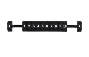 Счеты для настольного футбола черные 1шт