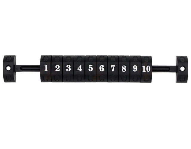 Рахiвниця для настільного футболу чорна 1шт