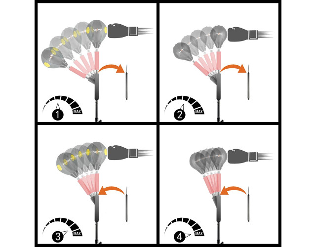 Груша для бокса скоростная напольная водоналивная с чехлом-утяжелителем и перчатками MAXXMMA RAB04