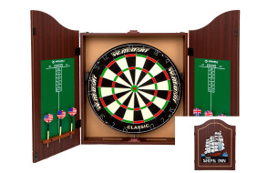 Дартс з кабінетом мішень 45см сизаль Winmax The Ships Inn 6 дротиків Дартс з кабінетом мішень 45см сизаль Winmax The Ships Inn 6 дротиків