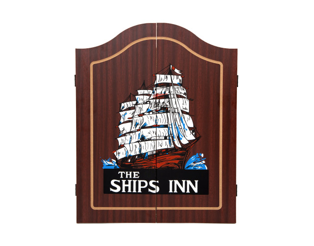 Дартс с кабинетом мишень 45см сизаль Winmax The Ships Inn  6 дротиков